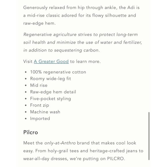 NWT Size 22W - The Adi Regenerative Cotton Mid-Rise Flare Jeans (NWT US$ 148) - Picture 9 of 16